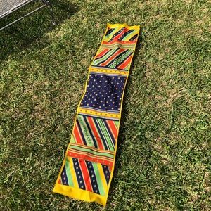 J S Germain pattern scarf 54”x11”